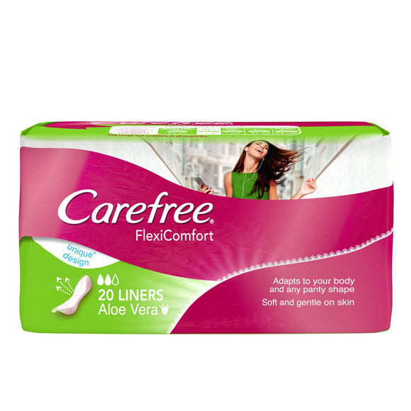 CAREFREE LINER FLEXI COMFORT ALOE VERA