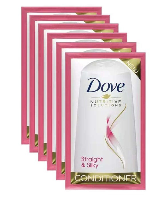 DOVE CONDITIONER STRAIGHT AND SILKY PNK