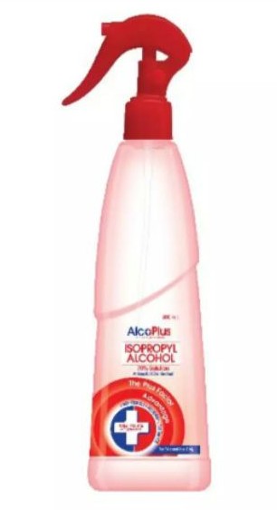 ALCOPLUS ISOP ALC 70% 330ML SPRAY CAS (24)