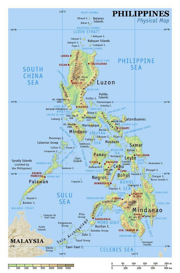 MAP OF THE PHILIPPINES