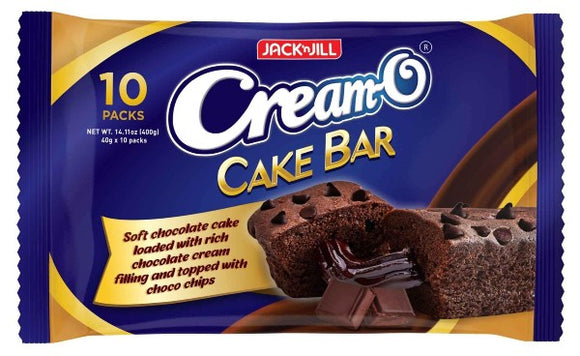 CREAM-O CAKE BAR CHOCO 40G 10S