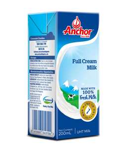 ANCHOR FULL CREAM MILK 200ML