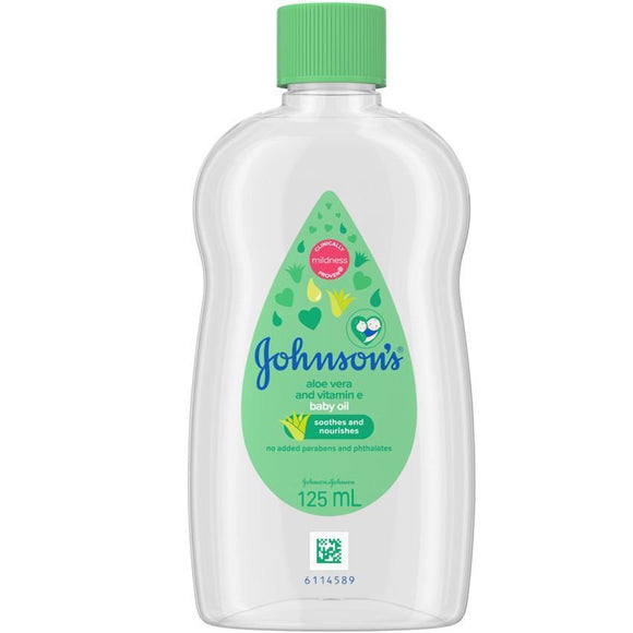 JOHNSONS BABY OIL ALOE VERA & VITAMIN E