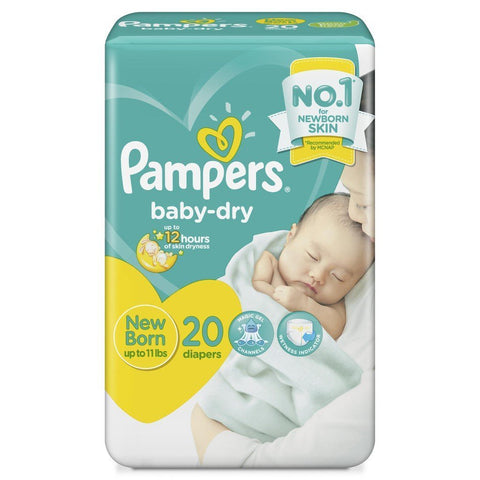 PAMPERS BABY DRY NB