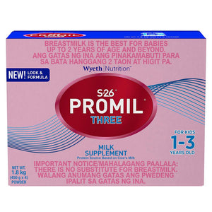 S-26 PROMIL THREE 1-3 G-UP MILK