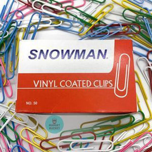 SNOWMAN PAPER CLIP COATED