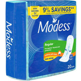 MODESS COTTONY SOFT REG MXI NON WINGS