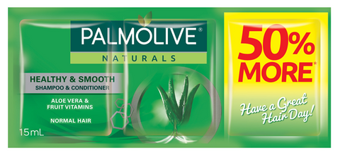 PALMOLIVE SHAMPOO HEALTHY SMOOTH GREEN TRIPPLE CHAMBER