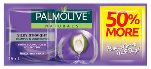 PALMOLIVE SHAMPOO & CONDITIONER SILKY STRAIGHT