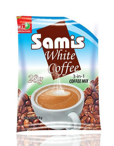 SAMIS 3IN1 WHITE COFFEE 28G