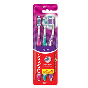 COLGATE TOOTHBRUSH ZIGZAG 2+1