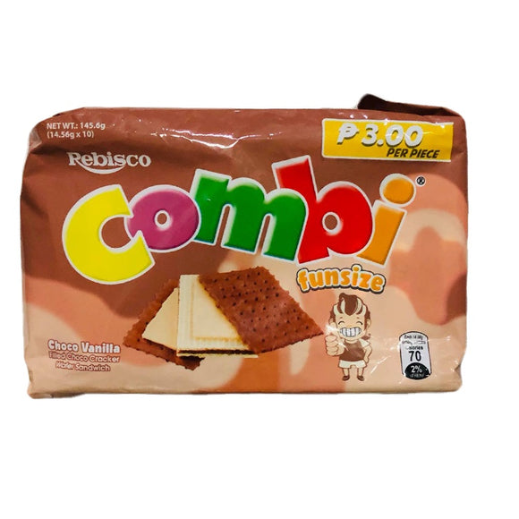 REBISCO COMBI CHOCO VANILLA FUN SIZE