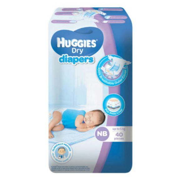 HUGGIES DIAPER DRY (B) NB