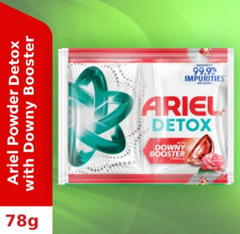 ARIEL POWDER  DETOX WITH DOWNY BOOSTER