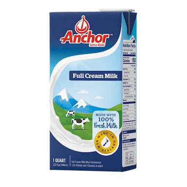 ANCHOR UHT FULL CREAM FRESH MILK 1L P CAS (12)