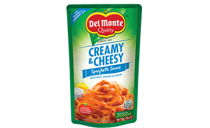 DEL MONTE SPAG SAUCE CREAMY & CHEESY