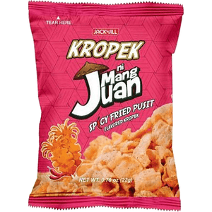 CHICHARRON KROPEK MANG JUAN SPICY PUSIT