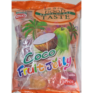 COCO JELLY CUP ASSTD FRUIT FLAVOR 24S