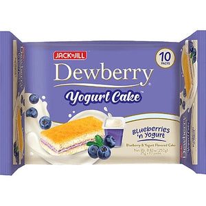 DEWBERRY YOGURT CAKE BLUEBERRY 25G 10S