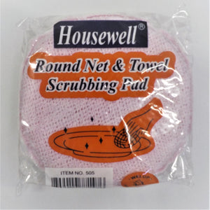 HOUSEWELL ROUND NET TOWEL SCOURING PAD