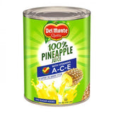 DEL MONTE JUICE PINE W ACE