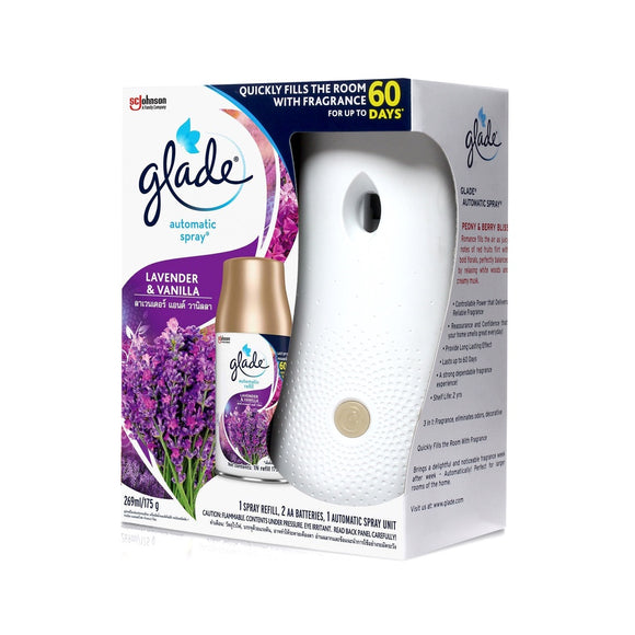 GLADE AUTOMATIC PRIMARY LAVANDER VANILLA 269ML