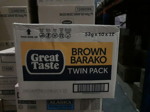 GREAT TASTE BROWN BARAKO TWIN PCK