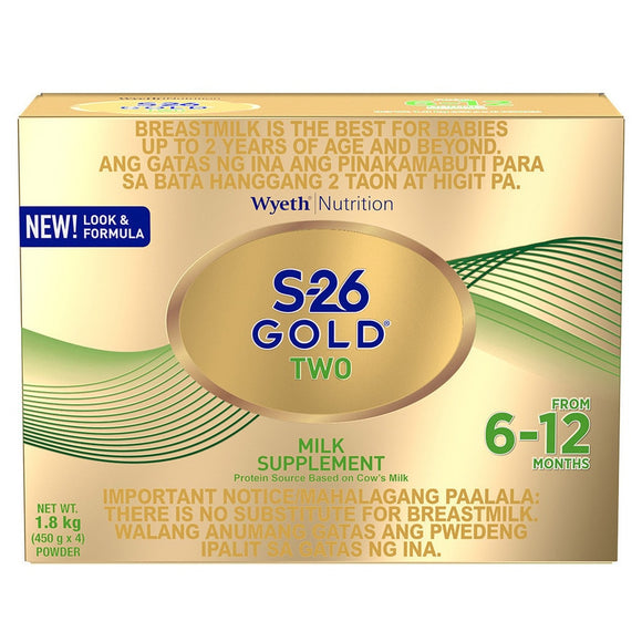 S-26 GOLD TWO 6-12 MONS 1.8KG