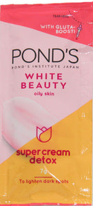 PONDS WHITE BEAUTY DETOX ACNE PRONE WHITENING CREAM