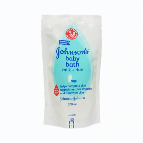 JOHNSONS BABY BATH MILK+RICE REF