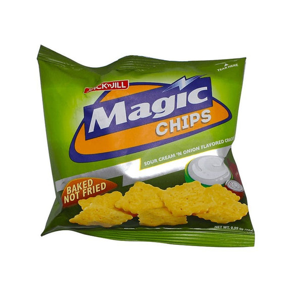 MAGIC CHIPS SOUR CREAM N ONION 28G