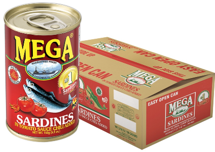 MEGA SARDINES HOT 155G