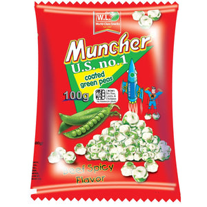 MUNCHER COATED GREEN PEAS