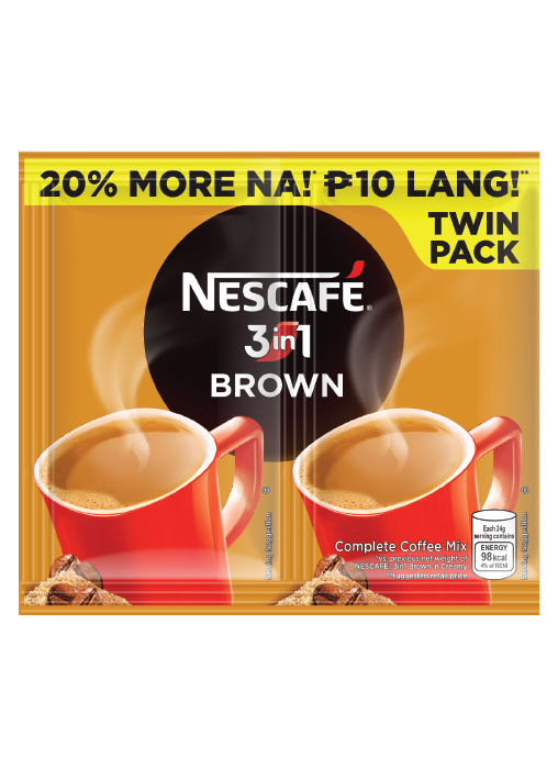 NESCAFE 3IN1 BROWN TWINPACK