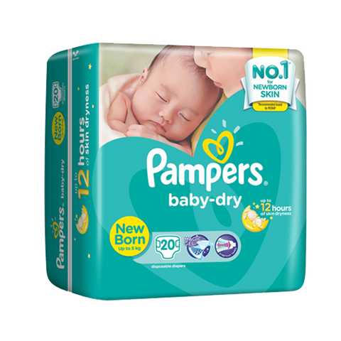 PAMPERS BABY DRY NB