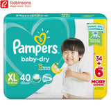 PAMPERS BABY DRY XLARGE
