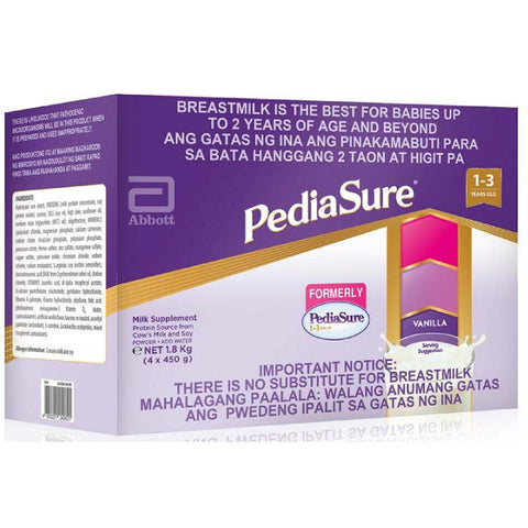 PEDIASURE PLUS VANILLA