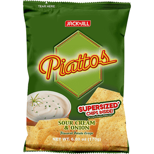 PIATTOS SOUR CREAM SUPERSIZED 170G