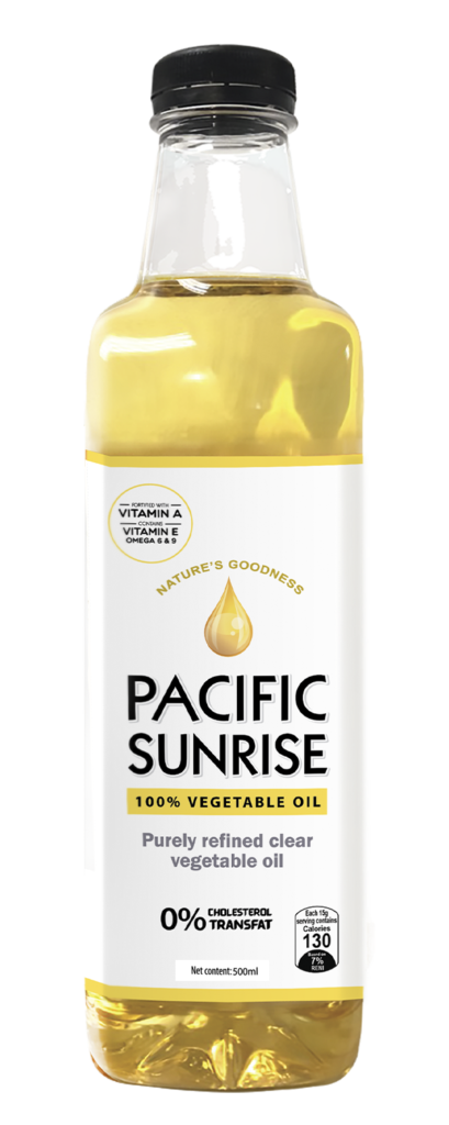 PACIFIC SUNRISE 100% VEG. COOKING OIL 500ML