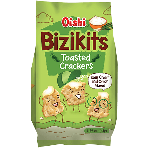 OISHI BIZIKITS CRACKERS SOUR CREAM&ONION