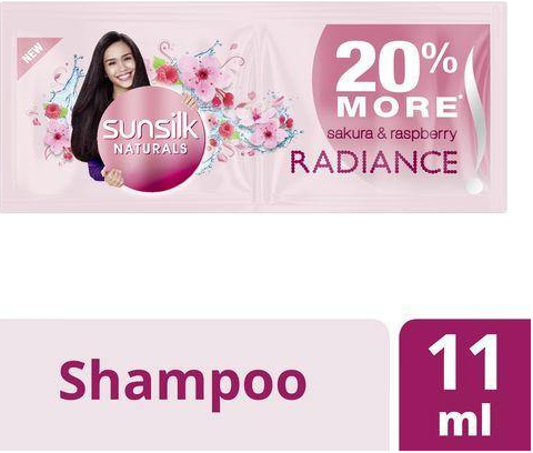 SUNSILK SHAMPOO SAKURA RASPBERRY