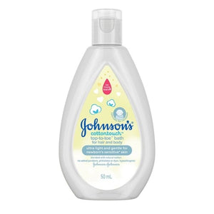 JOHNSONS COTTON TOUCH TOP TO TOE BATH 100ML