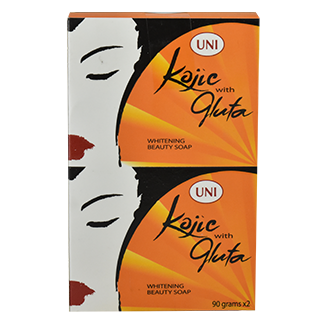 UNI KOJIC SOAP WITH GLUTA 2X90G