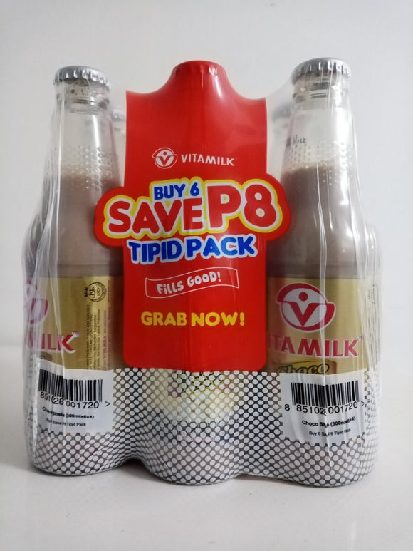 VITAMILK SOYMILK CHOCO SHAKE TIPID PACK 300ML 6S