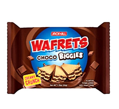 WAFRETS CHOCO BIGGIES 50G