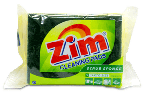 ZIM SCOURIG PAD WITH SPONGE SMALL