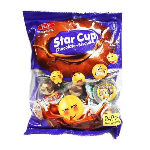 H & Y STAR CUP CHOCO BISCUIT