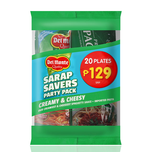 DEL MONTE CREAMY & CHEESY PARTY PACK 900G