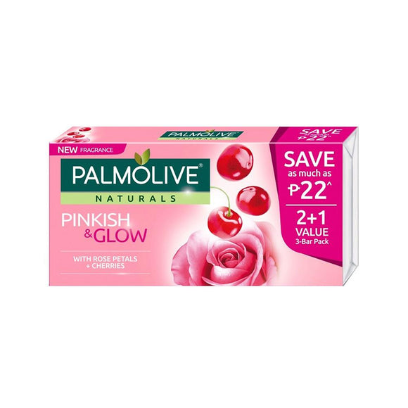 PALMOLIVE SOAP NAT IRRESISTIBLE SFTNESS PNK 80G 3-BAR VALUE P