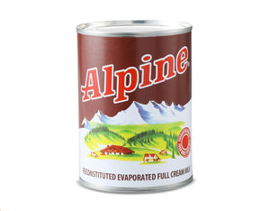 ALPINE FULL CREAM EVAPORATED MILK